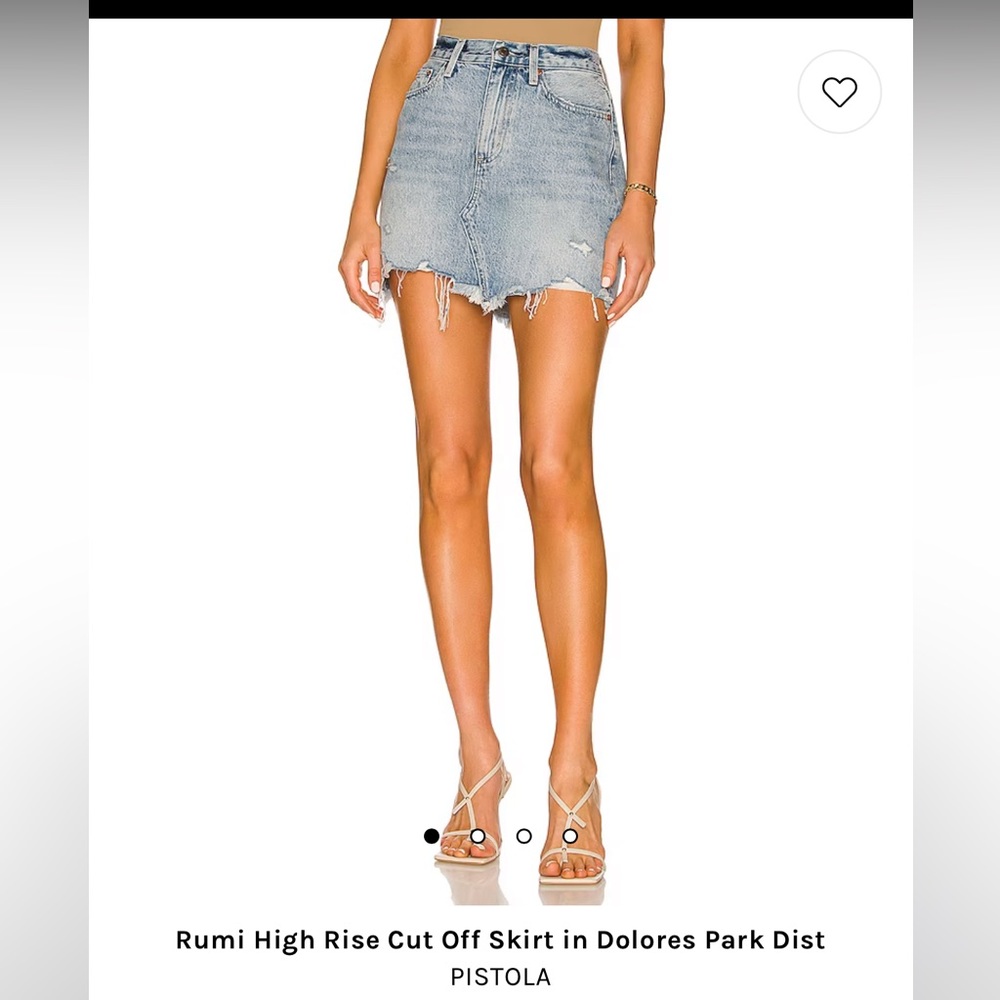 NEVER WORN - Pistola: Rumi High Rise Cut Off Skirt in Dolores Park Dist